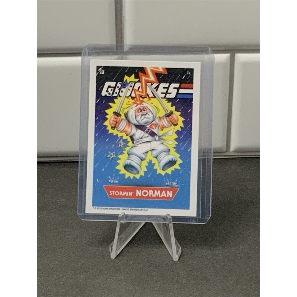 Gi Jokes Stormin' Norman 7a Gi Joe Parody Storm Shadow 2022 Trading Card